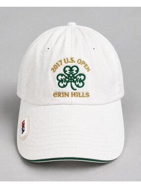 US Open 2017 Hat Erin Hills White Strapback USGA Golf Adjustable Cap